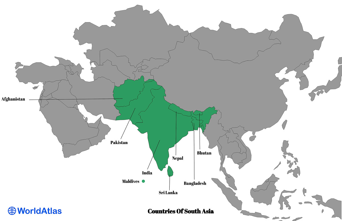 Bản đồ châu Á mới nhất và chi tiết khu vực 2023