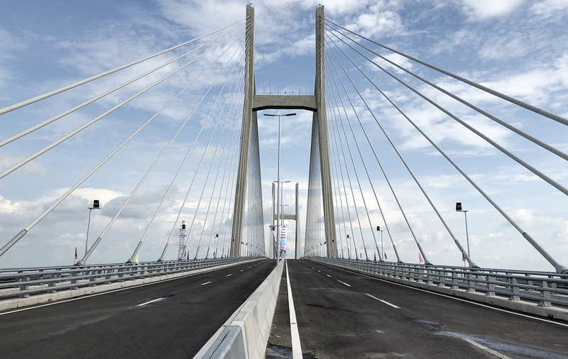 Cầu Cao Lãnh - Đồng Tháp - Cây cầu dây văng thứ 3 bắc qua sông Tiền