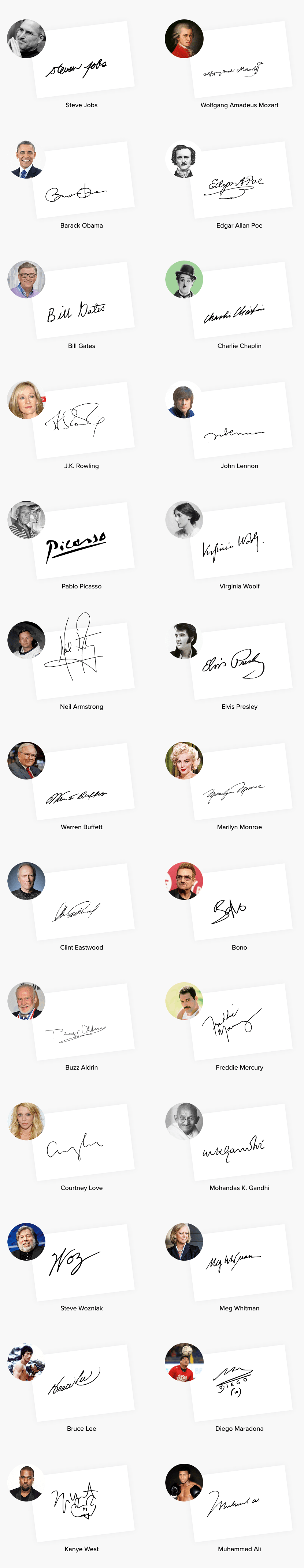 +1000 CHỮ KÝ PHONG THỦY đẹp, tài lộc nhất